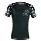 PRIDE OR DIE pirate v2 short sleeve RASHGUARD - BLACk